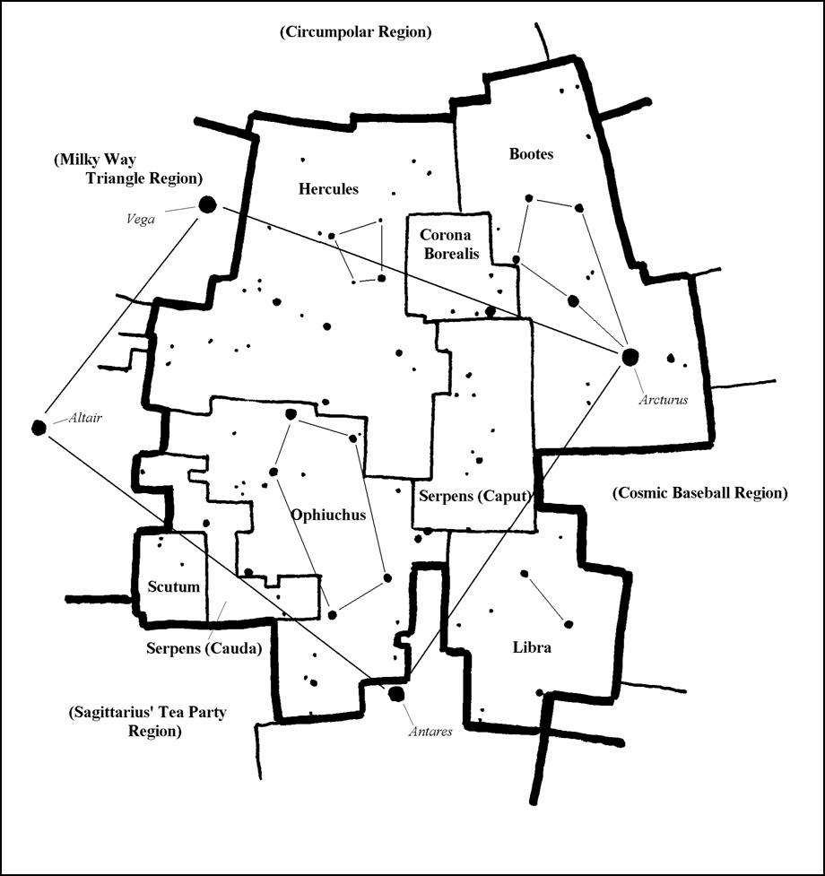 Macho Quadrangle Region